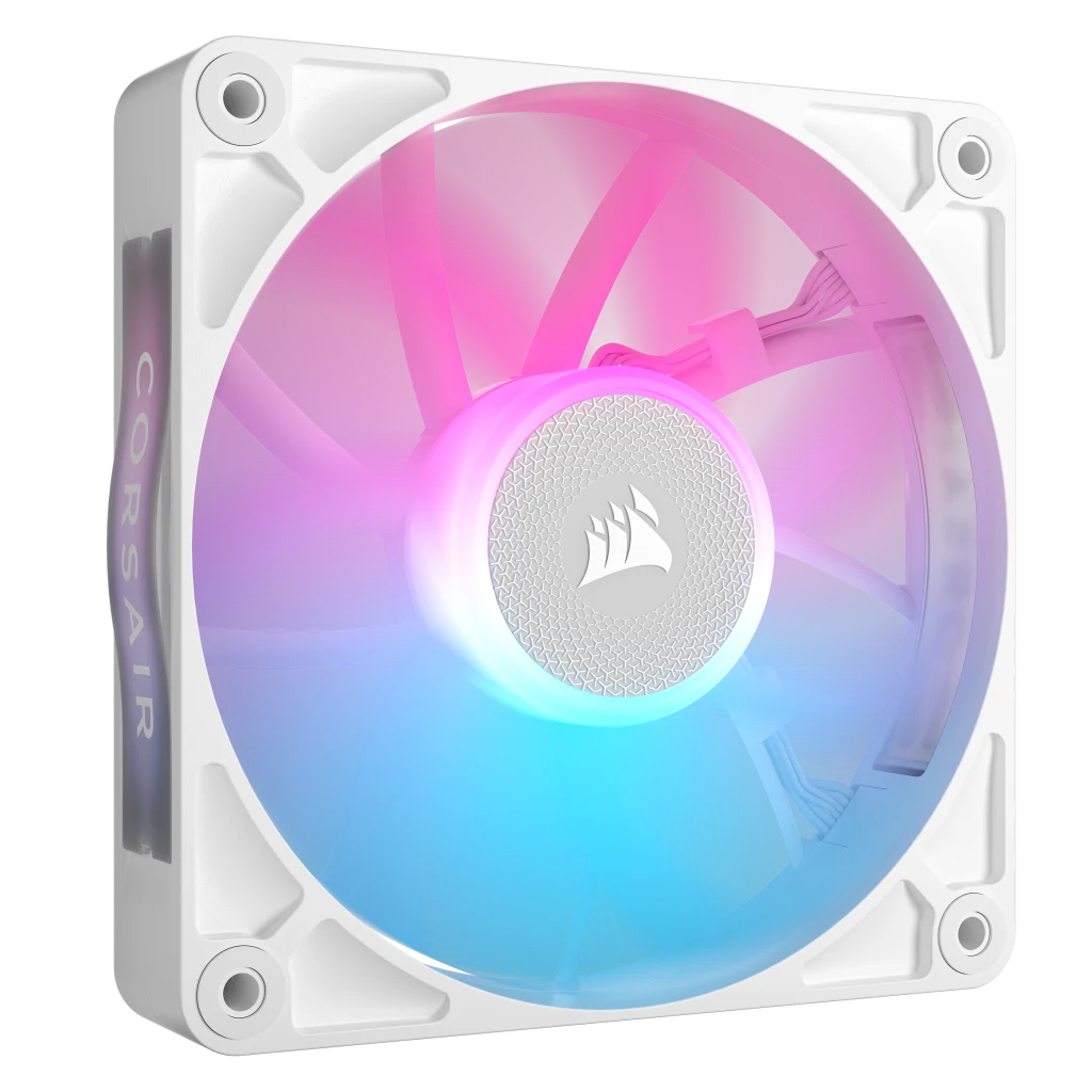 CORSAIR iCUE LINK RX120 RGB WHITE 120MM PWM FAN - SINGLE PACK official product image 1