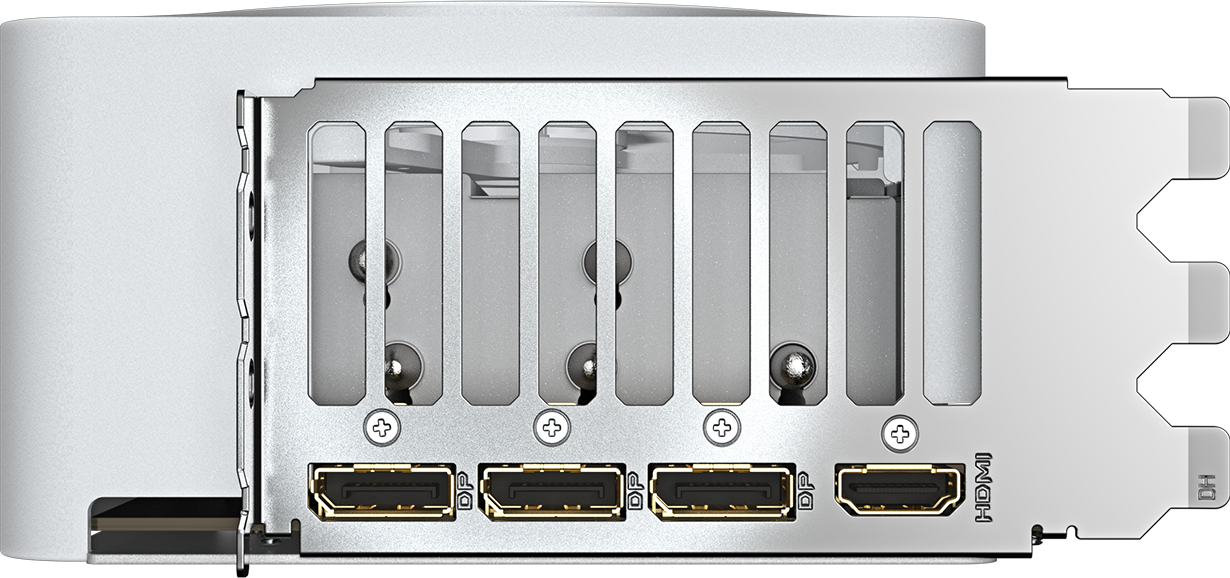 GIGABYTE GeForce RTX 5070 Ti AERO OC 16G angled view