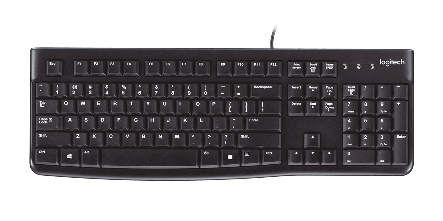 Logitech Keyboard K120 - Black official image 1