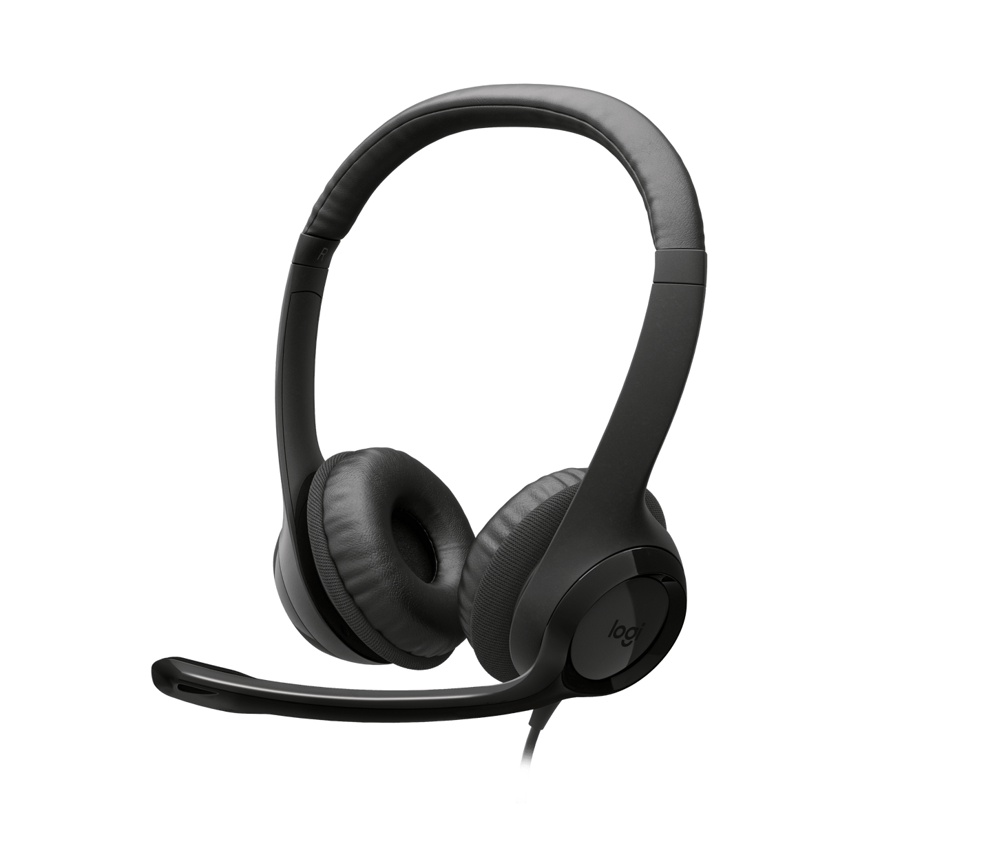 Logitech USB Headset H390 - Graphite official image 1