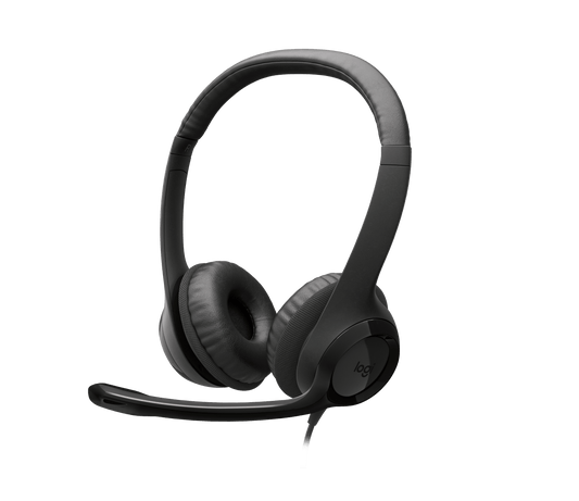 Logitech USB Headset H390 - Graphite official image 1