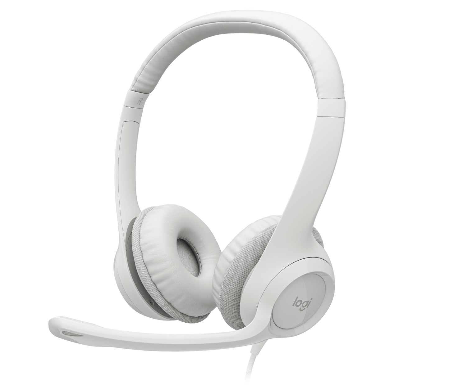 Logitech USB Headset H390 - Off-white official image 1