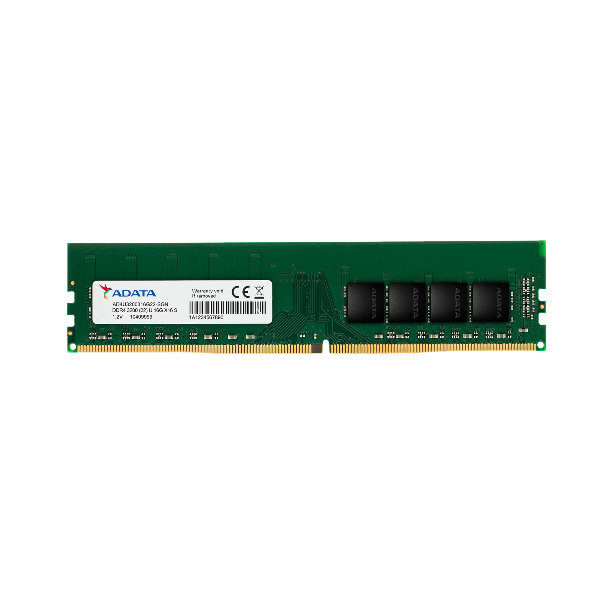 ADATA 16GB DDR4-3200 DIMM MEMORY MODULE