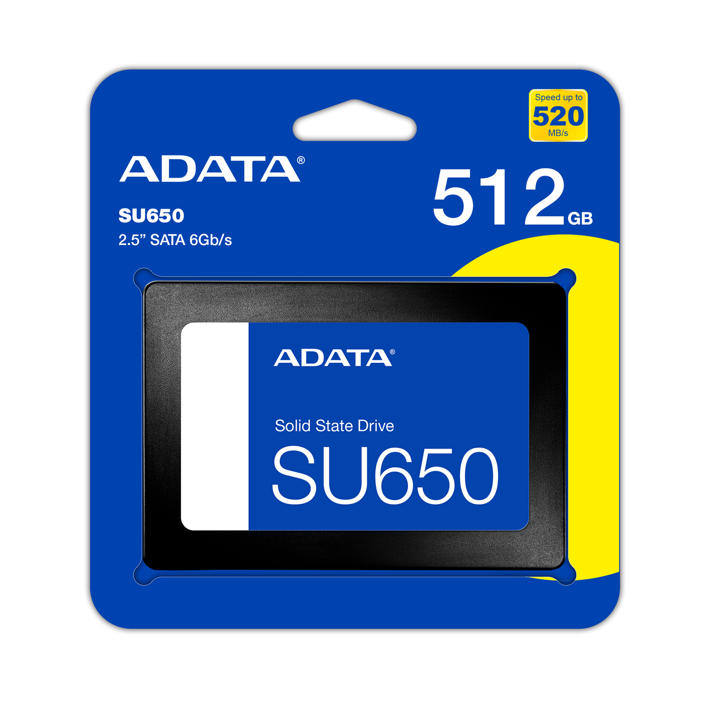 ADATA Ultimate SU650 512GB retail package