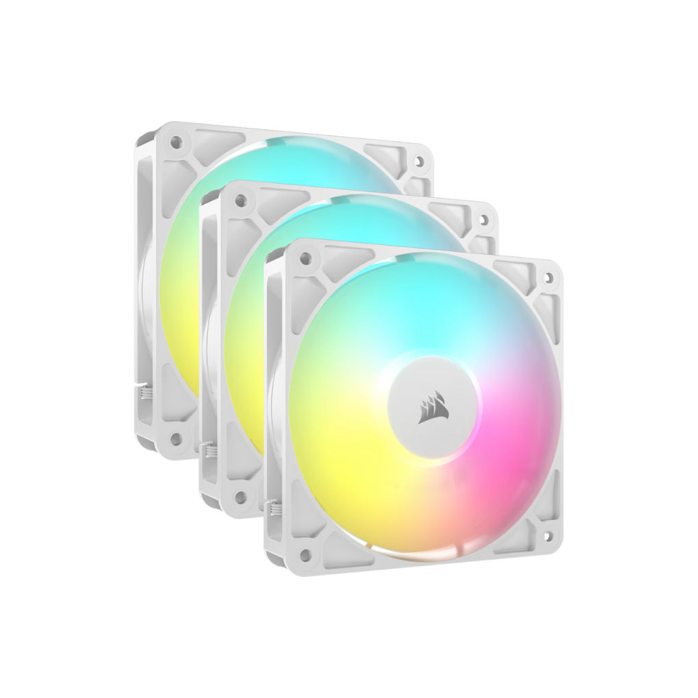 CORSAIR RS120 ARGB 120MM ARGB FAN WHITE - TRIPLE PACK