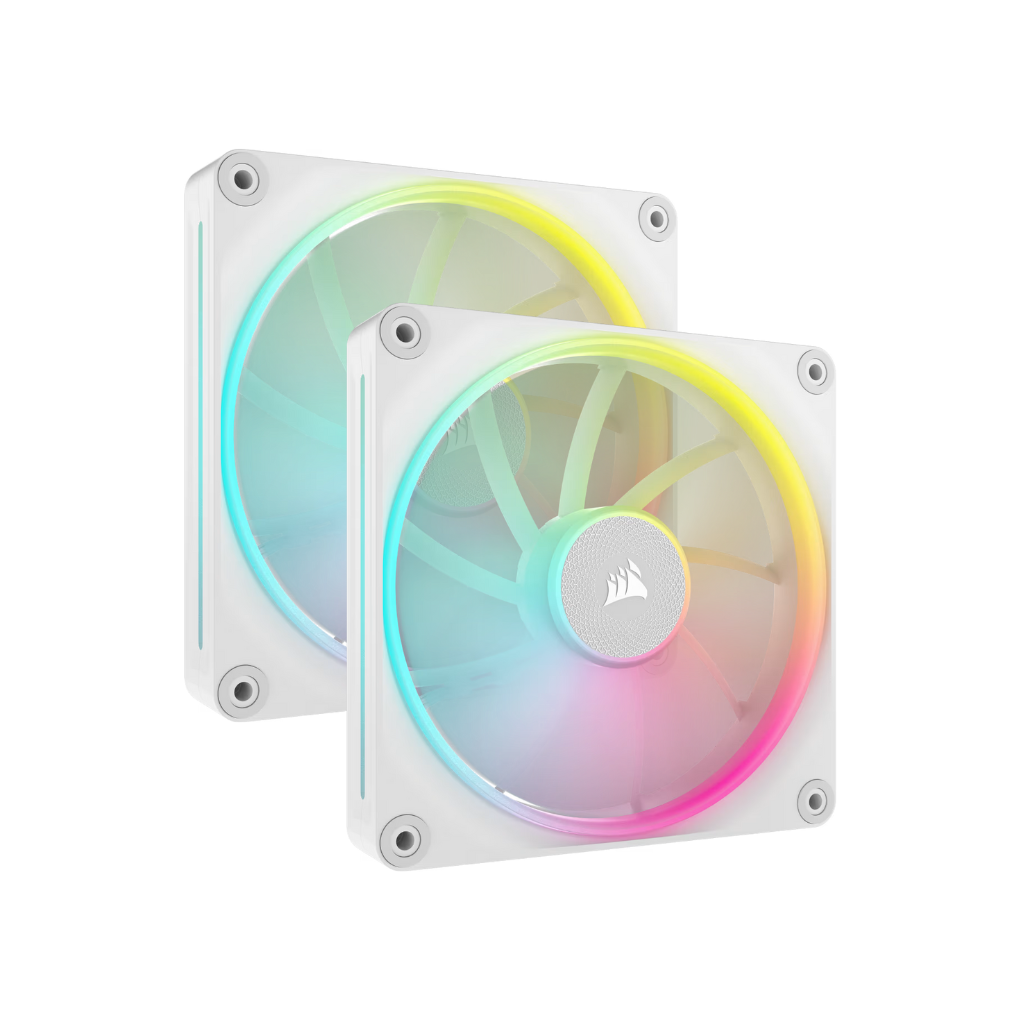 CORSAIR iCUE LINK LX140 RGB White, 140mm RGB FAN - DUAL PACK