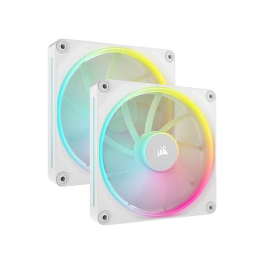 CORSAIR iCUE LINK LX140 RGB White, 140mm RGB FAN - DUAL PACK