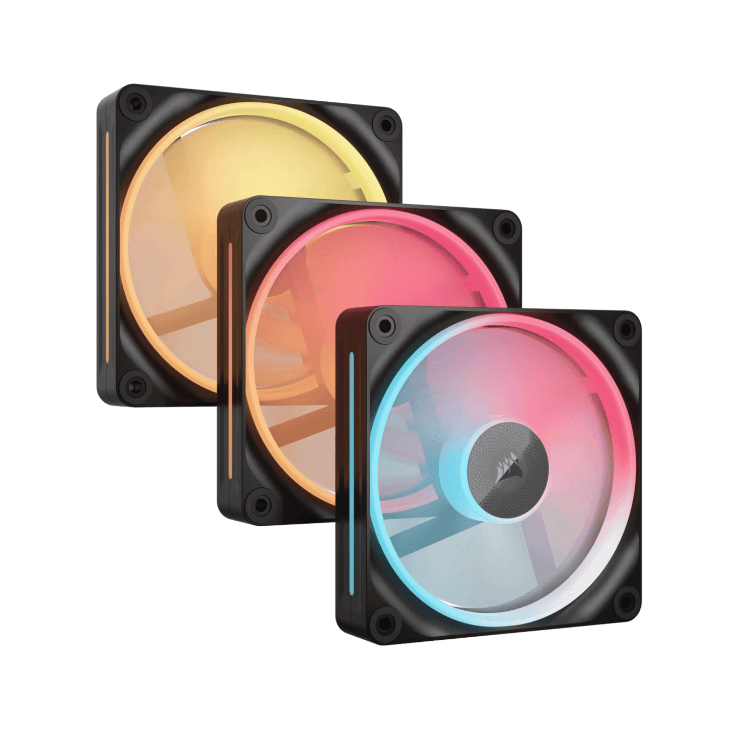 CORSAIR iCUE LINK LX120-R RGB, 120MM RGB FAN - TRIPLE PACK