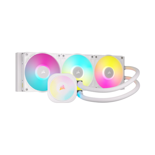 CORSAIR iCUE LINK TITAN 360 RX RGB AIO LIQUID CPU COOLER - WHITE