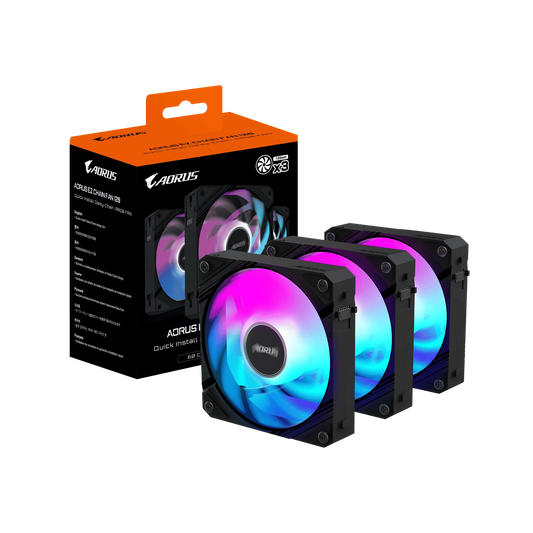 AORUS EZ CHAIN FAN 120 - 3 PACK