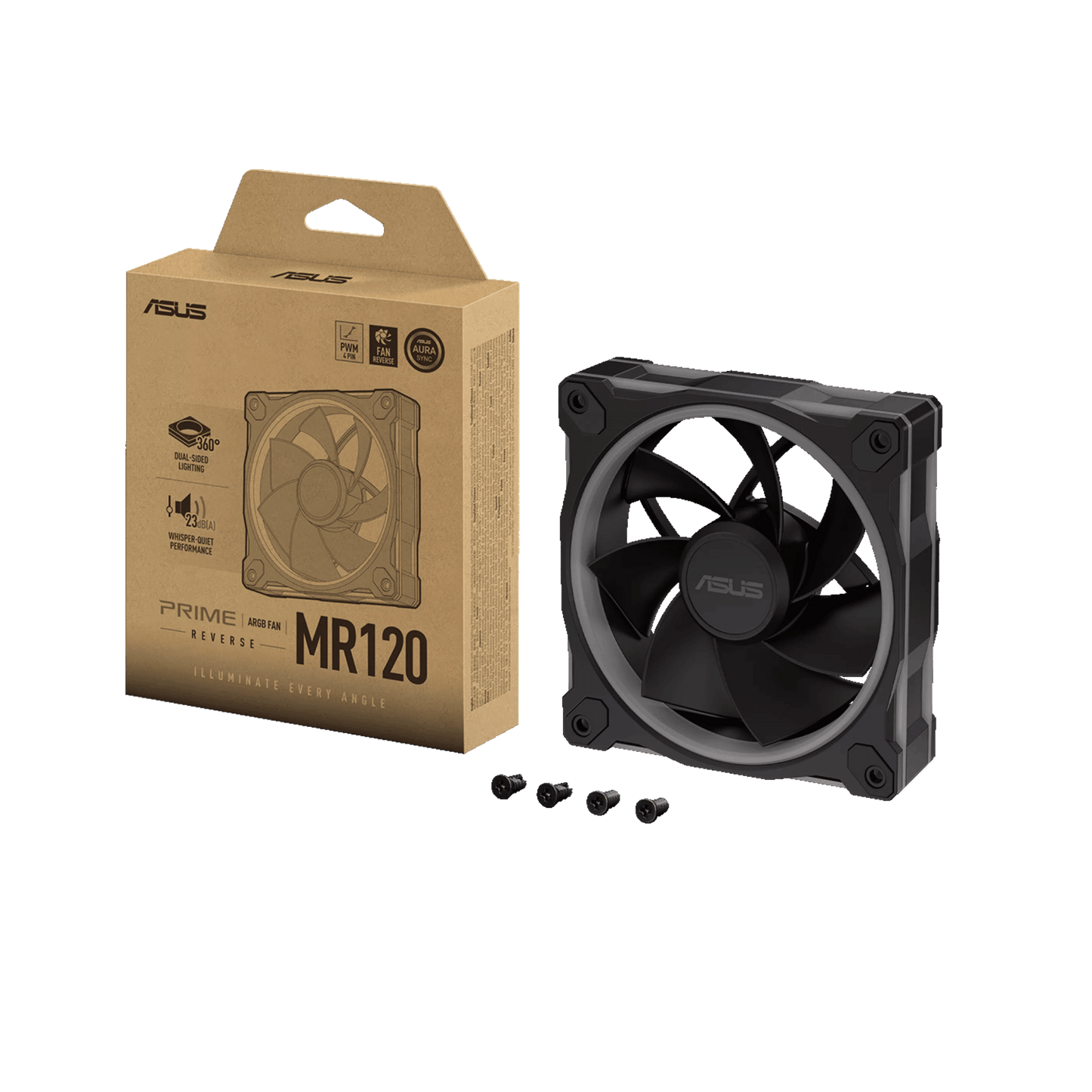 ASUS PRIME MR120 FAN ARGB BLACK