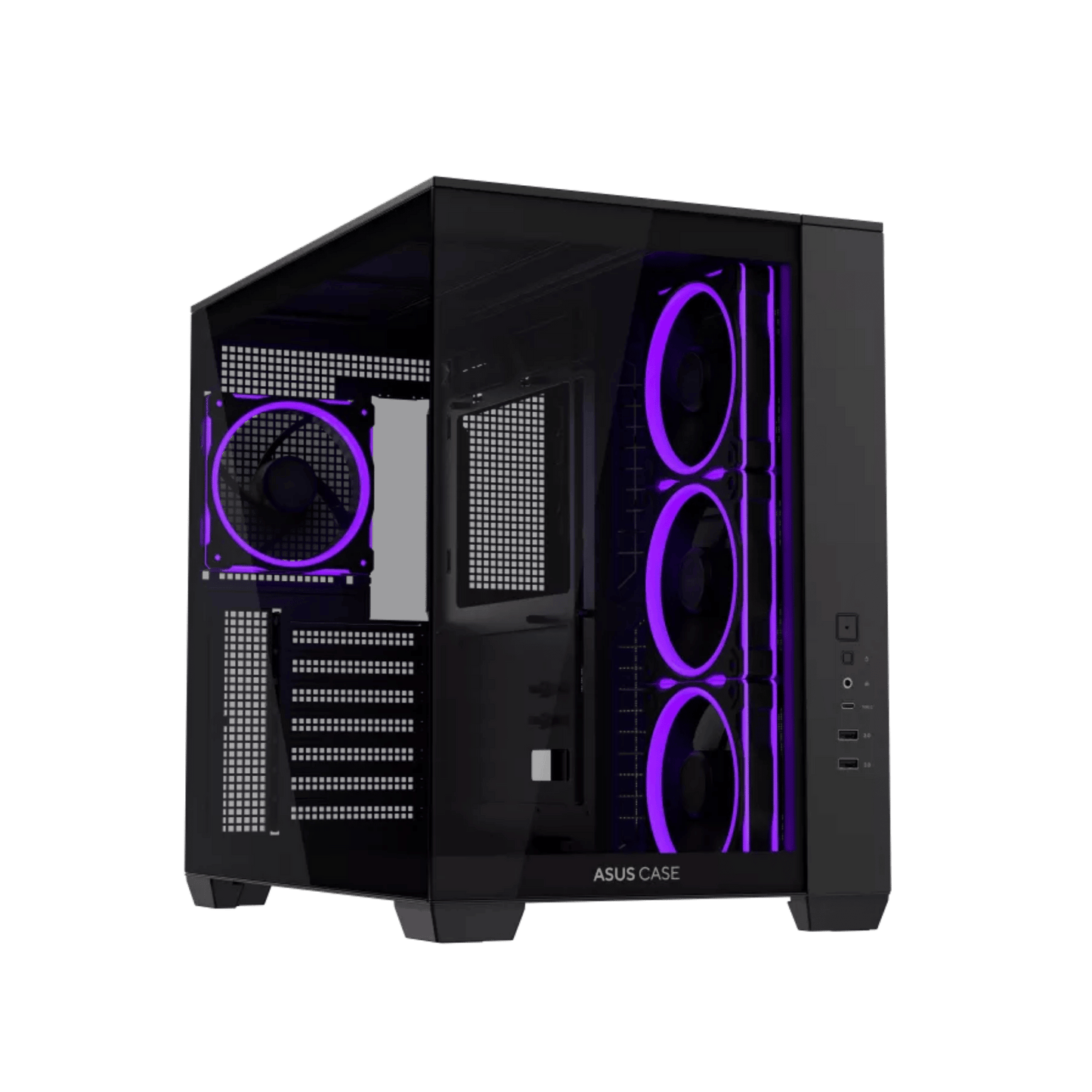ASUS A32 PLUS ATX CASE W/ ARGB FAN - BLACK