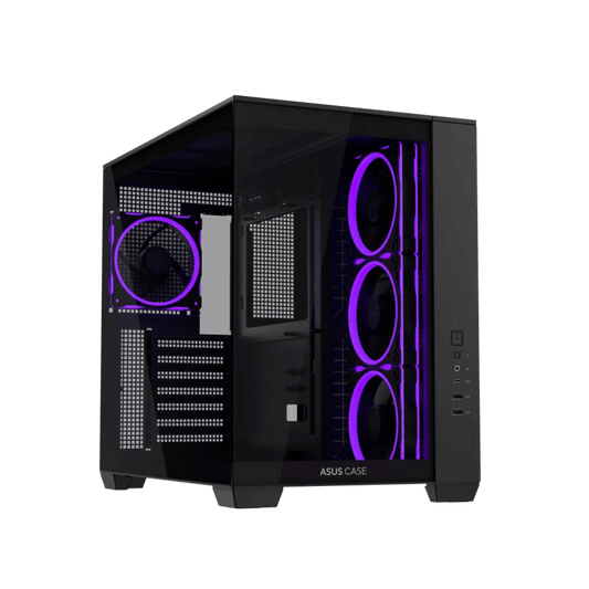 ASUS A32 PLUS ATX CASE W/ ARGB FAN - BLACK