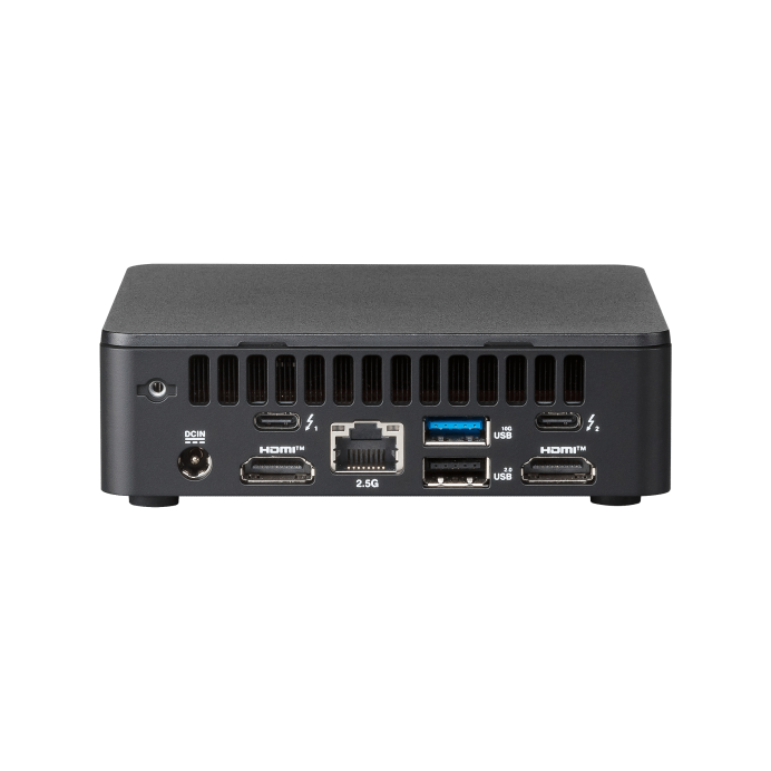 ASUS NUC 13 Pro slim - rear ports